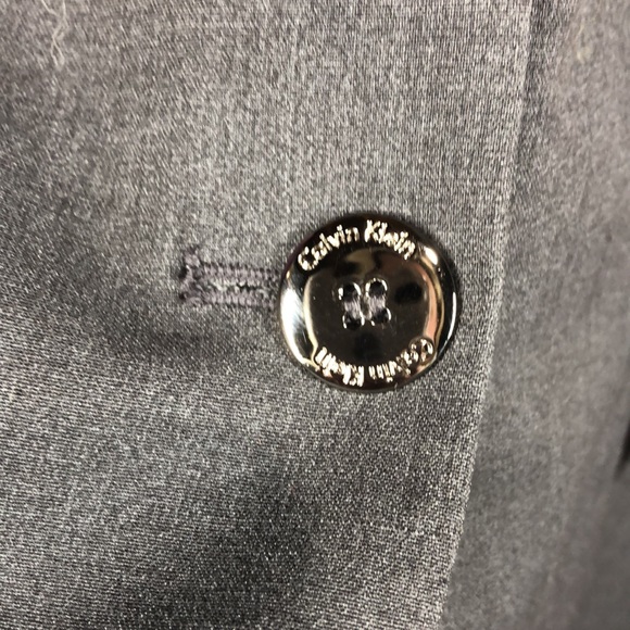 Calvin Klein gray blazer size 14W - Picture 4 of 12